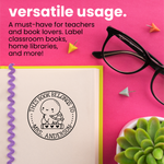 Book Buddies Turtle Book Stamp