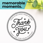 Thank You Packaging Stamp