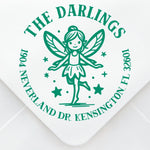 Tinker Bell Round Address Stamp