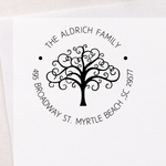 Tree of Life Address Stamp