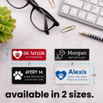 Veterinary Name Badge
