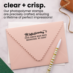 Hand Lettering Address Stamp