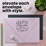 Antique Foliage Address Stamp