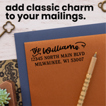 Hand Lettering Address Stamp