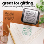 Antique Foliage Address Stamp
