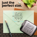 Antique Foliage Address Stamp