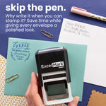 Antique Foliage Address Stamp