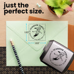 Peter Pan Round Address Stamp