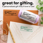 Antique Print Address Stamp