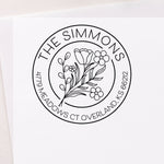 Wildflower Scents Address Stamp