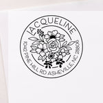 Wildflower Whirl Address Stamp