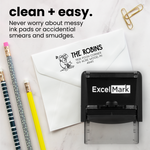 Winnie the Pooh and Piglet Playful Address Stamp