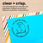 Playful Eeyore Address Stamp