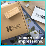Medium Wood Logo Stamp