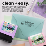 Daisy Monogram Address Stamp