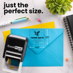 Wizard Owl Square Address Stamp