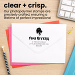 Wizard Houses Square Address Stamp