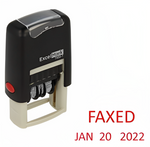 Small Faxed Date Stamp