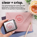 Mountain Bloom Address Stamp