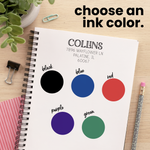 Name Outline Address Stamp