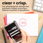 Open Circle Address Stamp