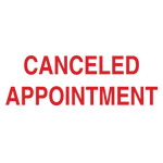 Canceled Appointment Stamp