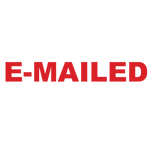 Bold E-Mailed Stamp