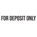 FOR DEPOSIT ONLY Stamp