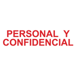 Personal Y Confidencial Stamp