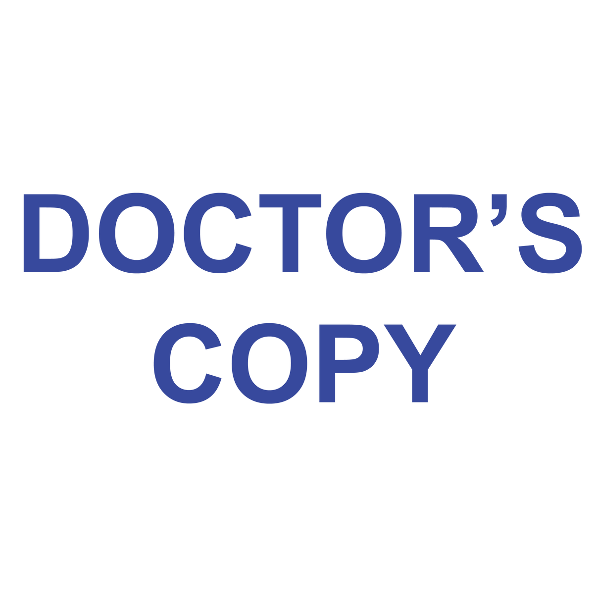 Doctor'S Copy Stamp – RubberStamps.com