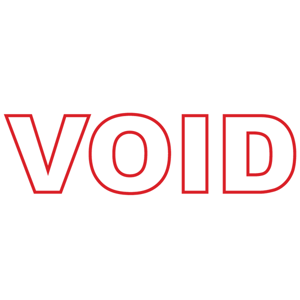 Void Lettering Void Word
