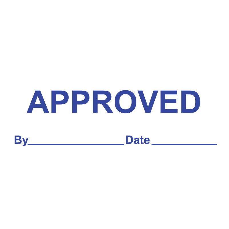 501280 Date Line Approved Stamp – RubberStamps.com