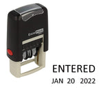 Small Entered Date Stamp