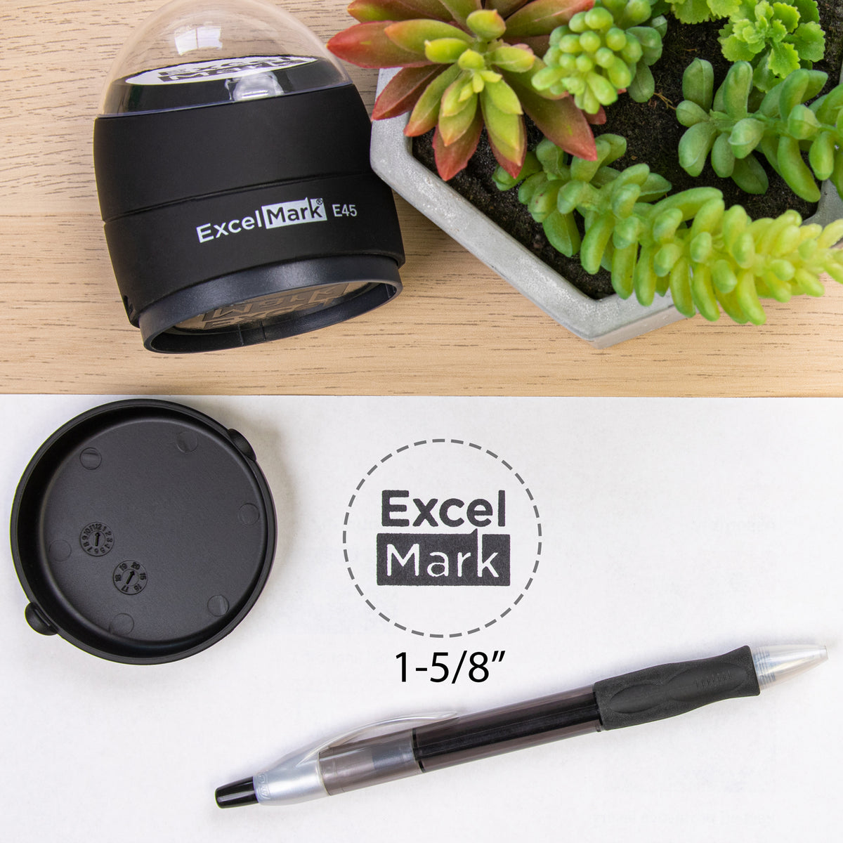 ExcelMark E45 Flash Stamp – RubberStamps.com