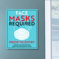 Face Masks Required Prior To Entry Sign
