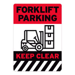 Florklift Parking Keep Clear Warehouse Safety Sign