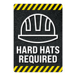 Hard Hats Required Warehouse Safety Sign