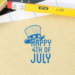 Happy 4th Of July Stamp