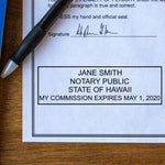 Professional Hawaii Notary Stamp