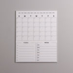 Portrait Monthly Dry Erase Calendar