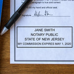 Professional New Jersey Notary Stamp