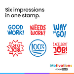 Motivations Teacher Stamp Cube - Set 1