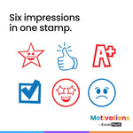 Motivations Teacher Stamp Cube - Set 2