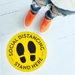 Social Distancing Floor Sticker