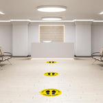 Social Distancing Floor Sticker