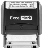 Self-Inking Vermont Notary Stamp