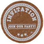 Invitation Join Our Party! Stamp