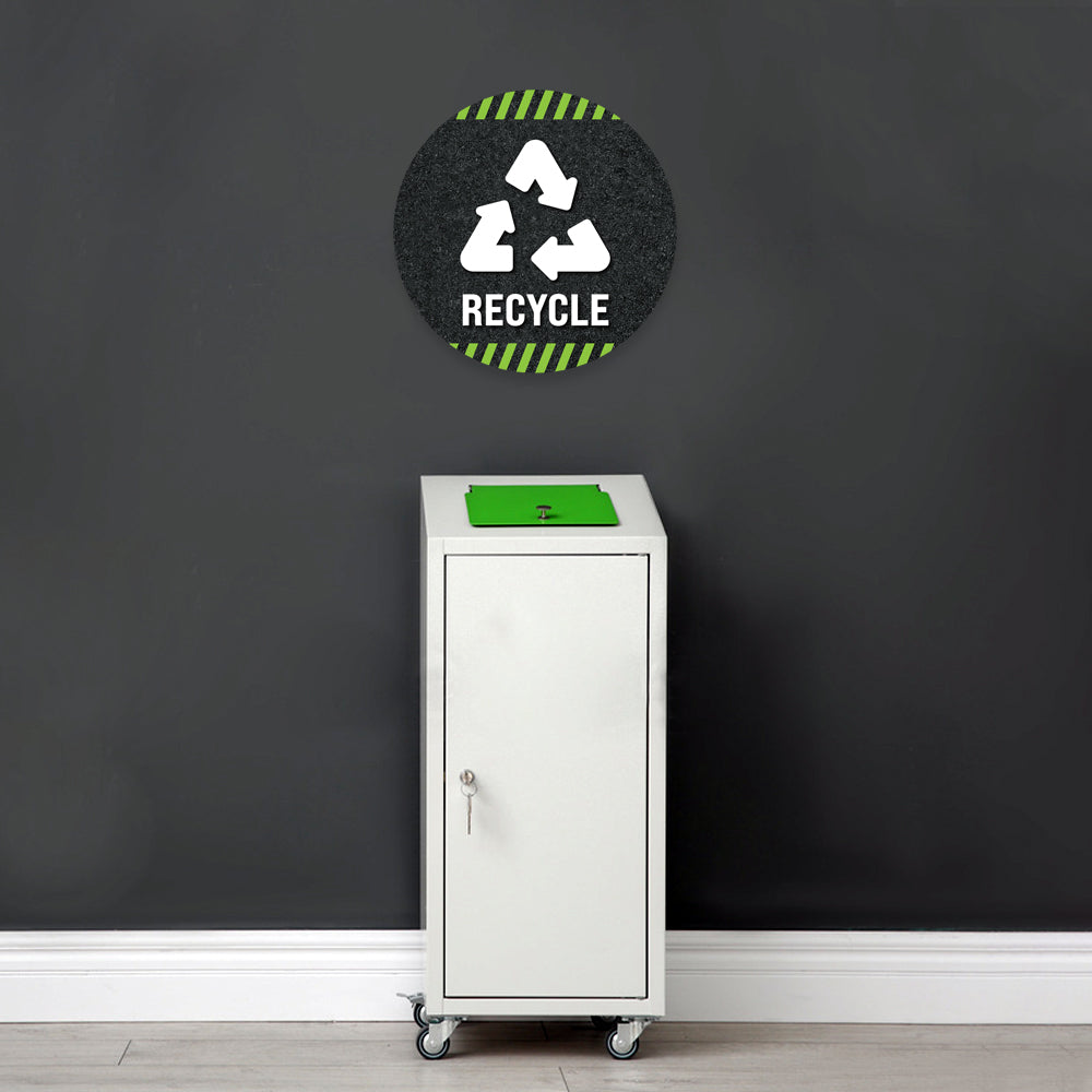 Black Recycle Floor Decal – RubberStamps.com