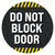 Do Not Block Door Floor Decal