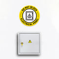 Do Not Block Electrical Panel Floor Decal